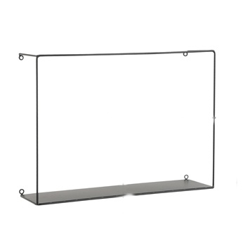 Nábytek a stolky - Police na zeď obdélník kov velká