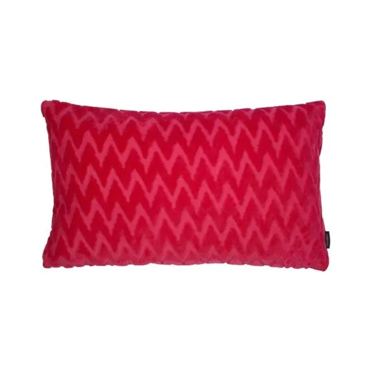 Polštáře a deky - Polštář bavlněný CLEO zig zag růžový 30x50cm