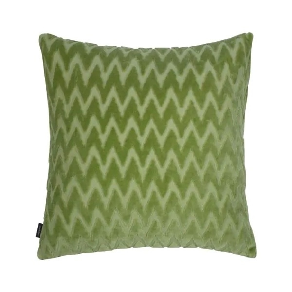 Polštáře a deky - Polštář bavlněný CLEO zig zag zelený 45x45cm