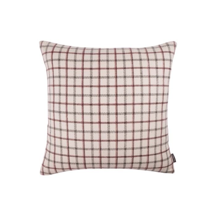 Polštáře a deky - Polštář EVRY kostkovaný polyesterový 45x45cm