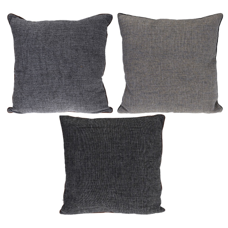 Polštář polyesterový 45cm šedý mix odstínů-2