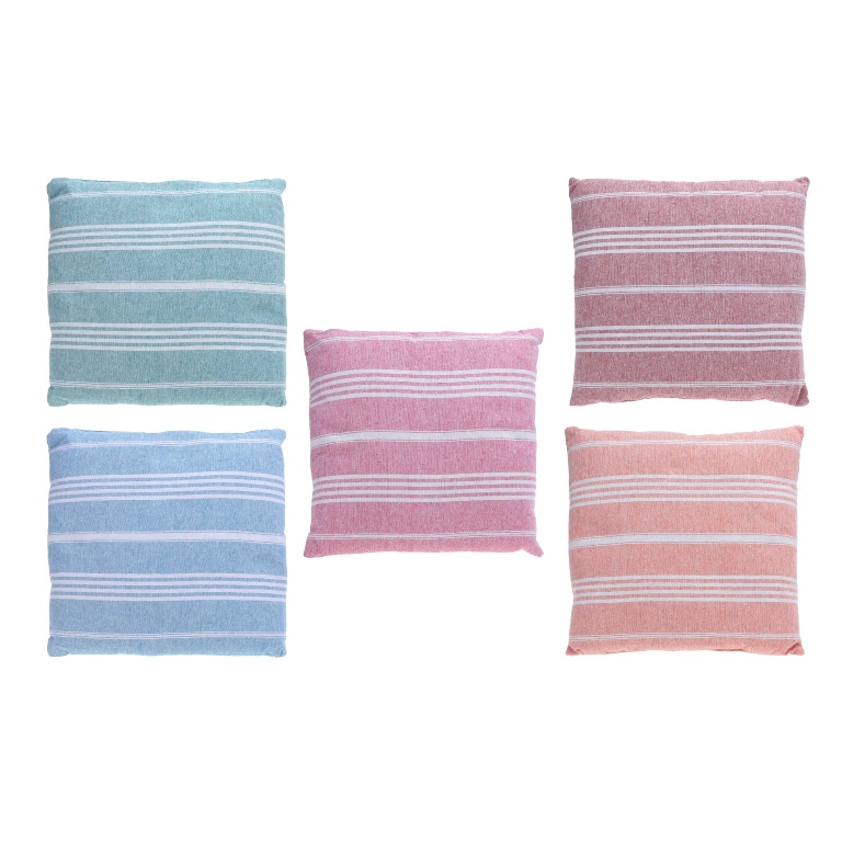 Polštář pruhovaný 40cm mix barev-1