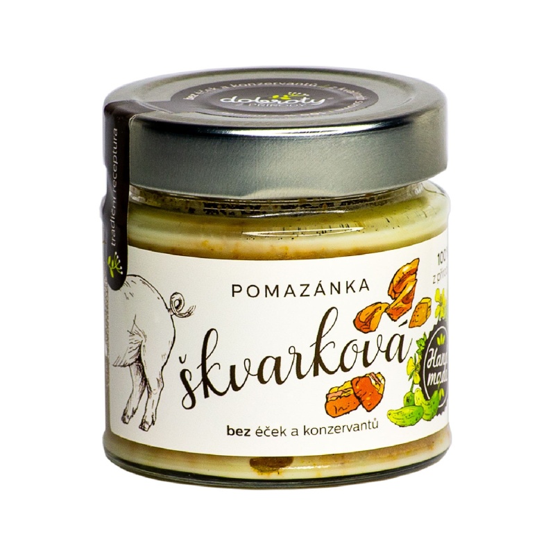 Masa a paštiky - Pomazánka škvarková 150g