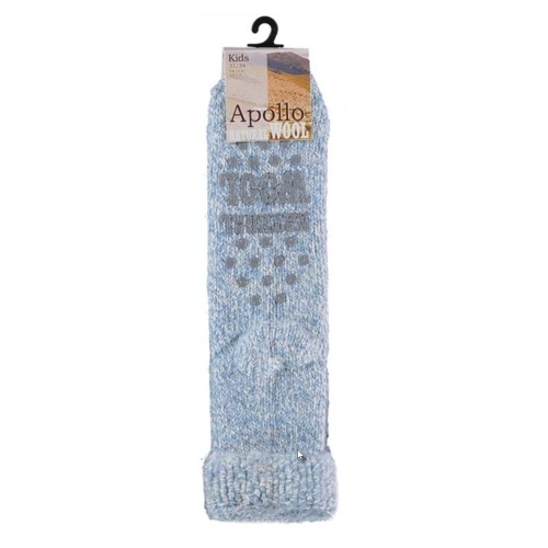 Dětské ponožky - Ponožky dětské světle modré vel.31-34 vlna