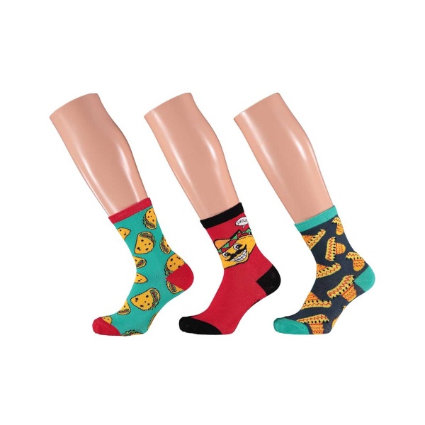 Dětské ponožky - Ponožky dětské tacos 3ks vel.23/26