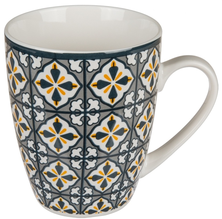 Porcelánový hrnek s barevnou mozaikou 10cm-2