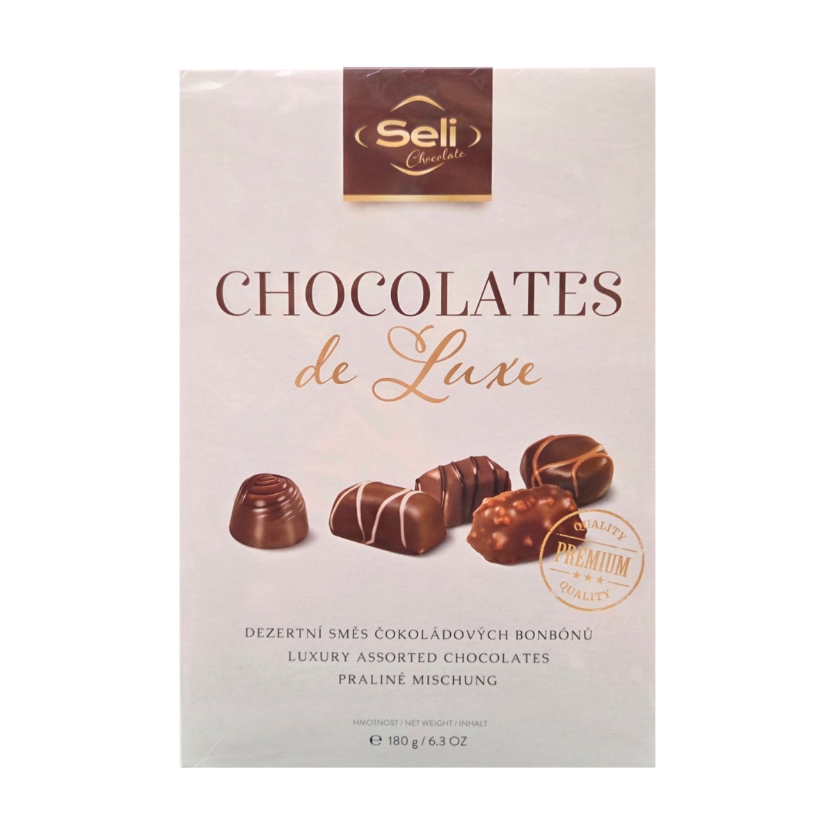 Čokoládové pochoutky - Pralinky Deluxe 180g