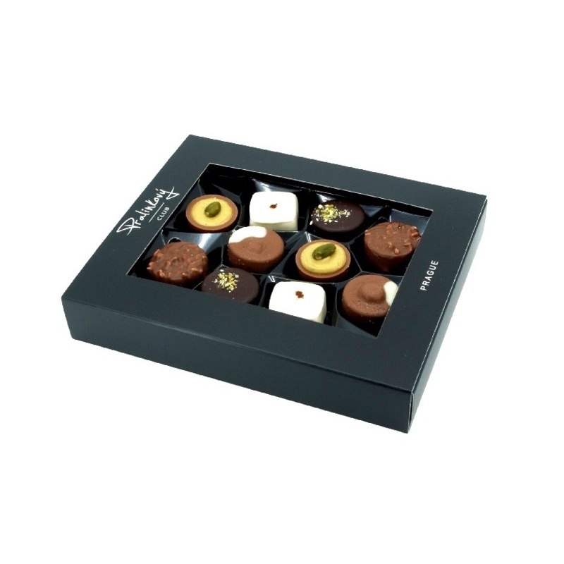 Čokoládové pochoutky - Pralinky Oříšek a Nugát  10ks, 120g