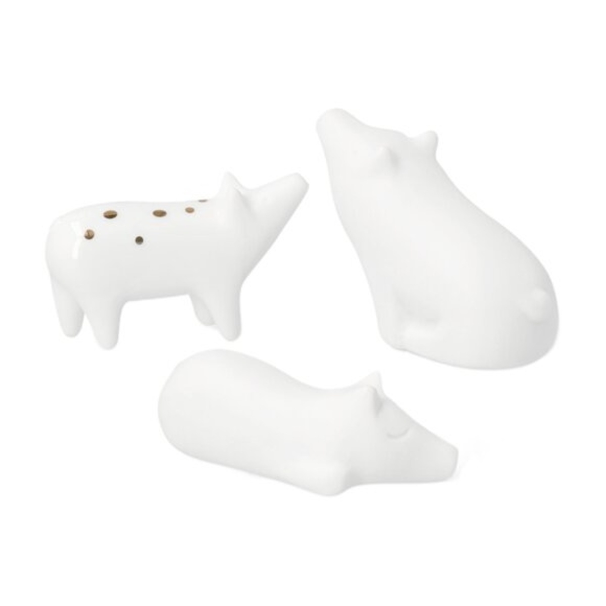 Dekorační figurky zvířat - Prase porcelánové mix 5cm