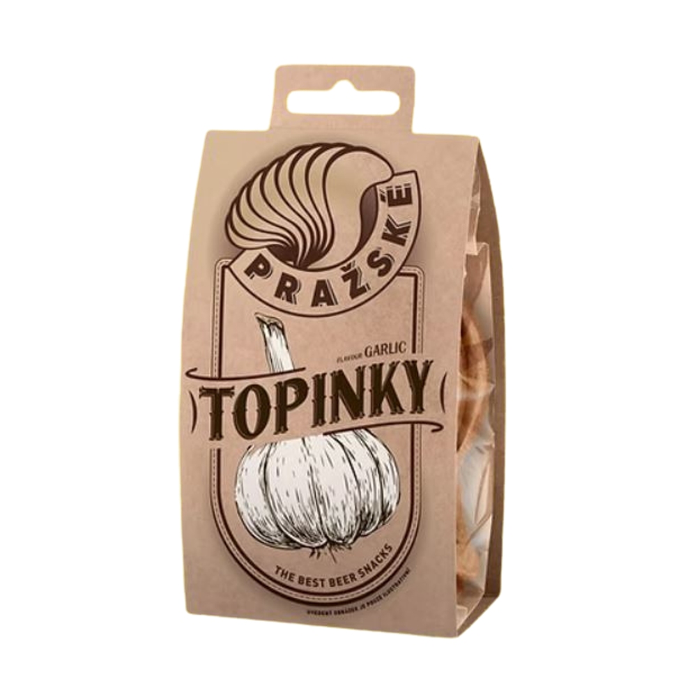 Topinky - PRAŽSKÉ TOPINKY s česnekem 75g