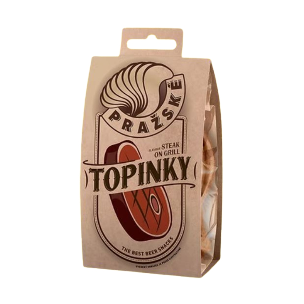 Topinky - PRAŽSKÉ TOPINKY s grilovaným steakem 75g