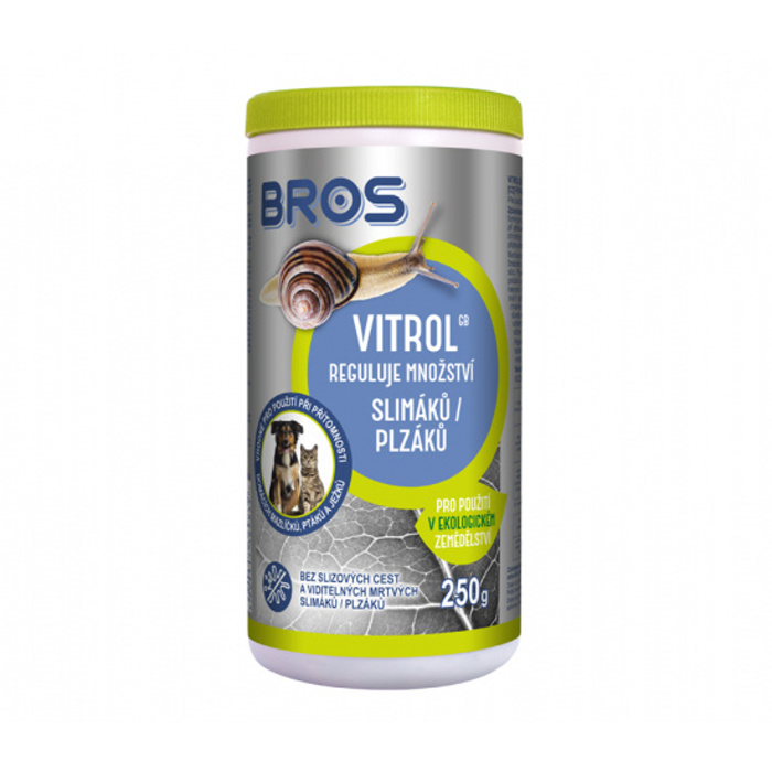 Zahradní chemie - Přípravek Bros-Vitrol GB proti slimákům 250g