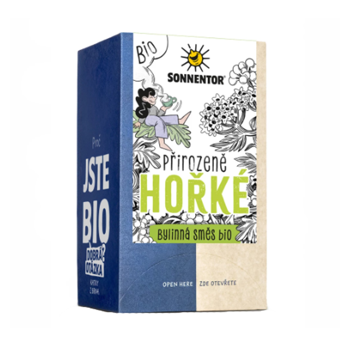 Nápoje - Přirozeně hořké bylinný čaj BIO porcovaný 18x1,5g Sonnentor