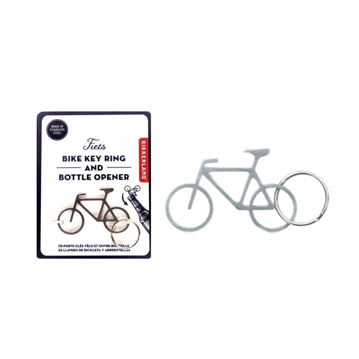 Domácí potřeby - Přívěsek na klíče kolo s otvírákem