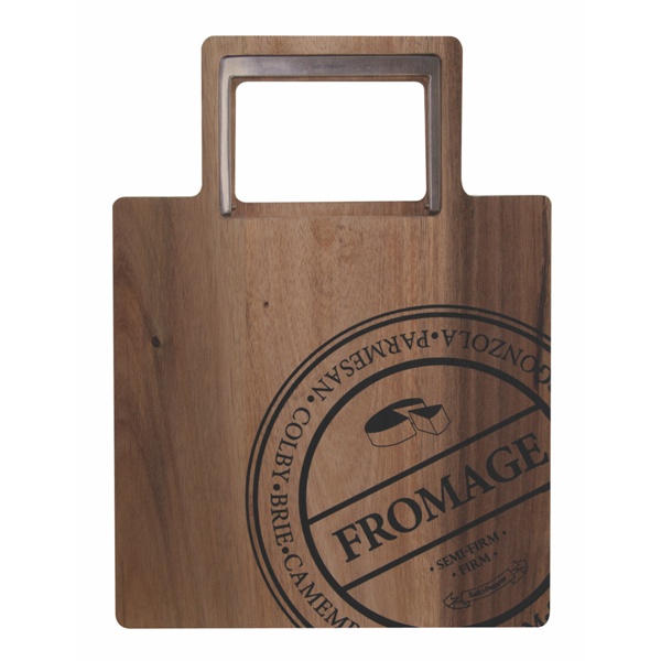 Prkénka - Prkénko dřevěné servírovací hranaté FROMAGE 1 ucho S&P 30cm