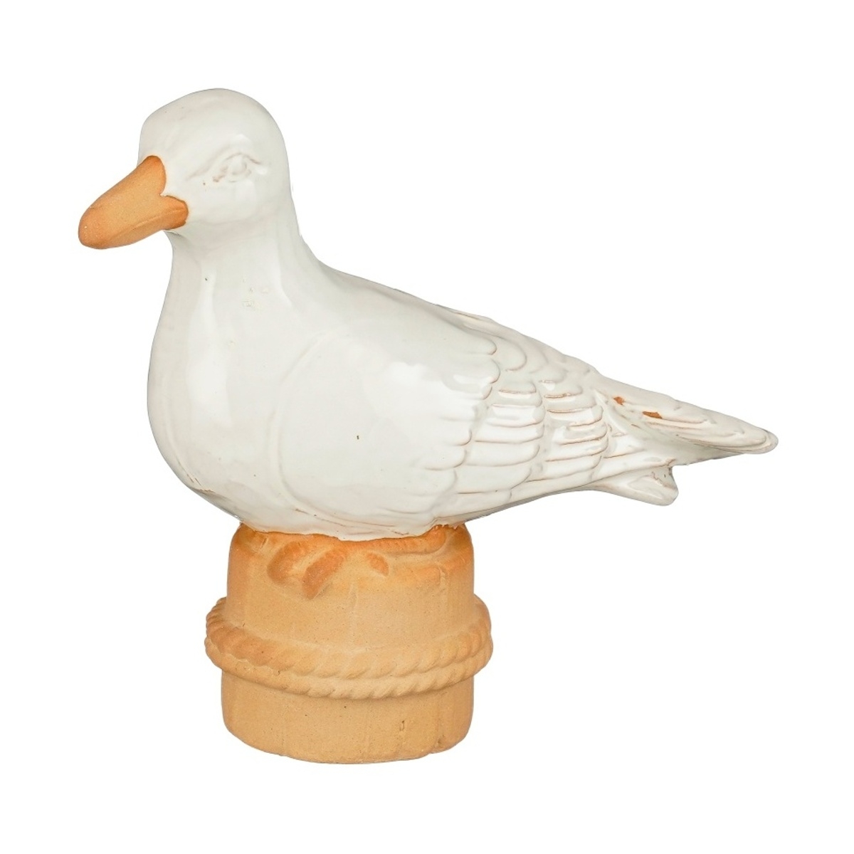 Dekorační figurky zvířat - Racek terakotový 16cm