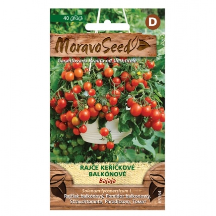 Osivo zeleniny - Rajče keříčkové balkonové BAJAJA atypické (MS)