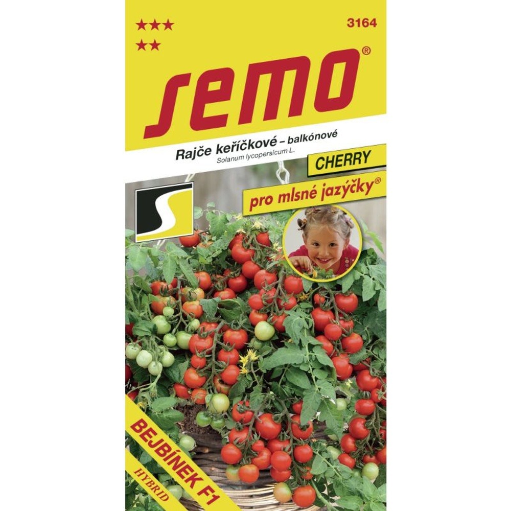 Osivo zeleniny - Rajče keříčkové Bejbínek F1 DO NÁDOB