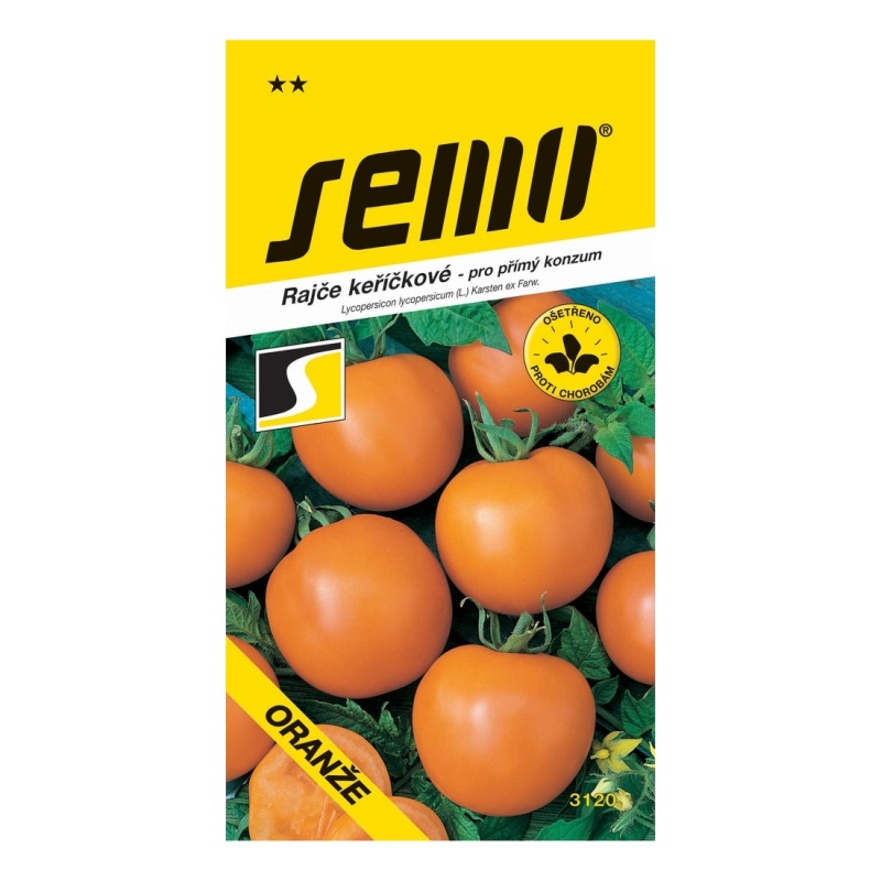 Osivo zeleniny - Rajče keříčkové Oranže