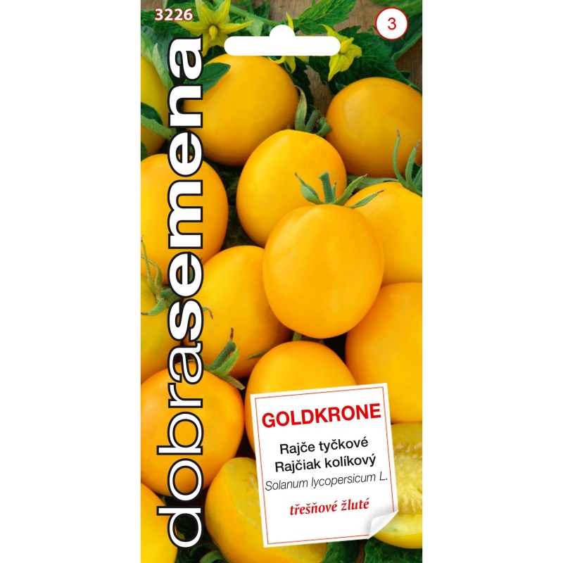 Osivo zeleniny - Rajče třešňové GOLDKRONE (DS)
