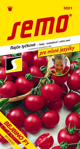 Osivo zeleniny - Rajče tyčkové Bejbino F1 JAZÝČKY