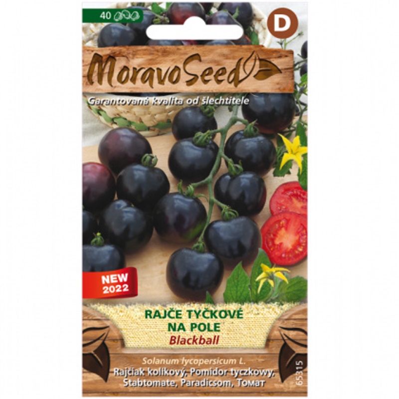 Osivo zeleniny - Rajče tyčkové BLACKBALL polní (MS)