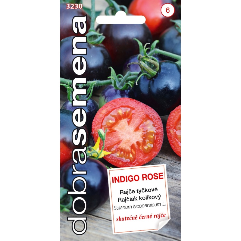 Osivo zeleniny - Rajče tyčkové INDIGO ROSE (DS)
