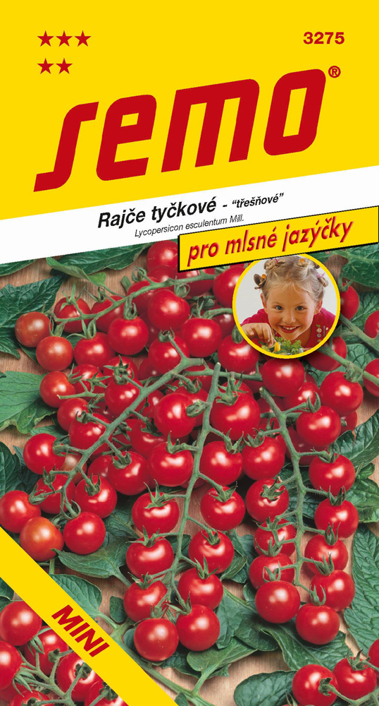 Osivo zeleniny - Rajče tyčkové Mini JAZÝČKY