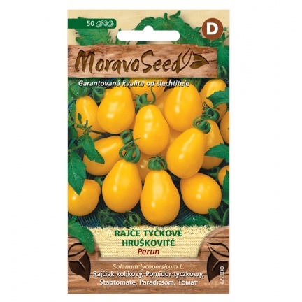 Osivo zeleniny - Rajče tyčkové PERUN hruškové žluté (MS)