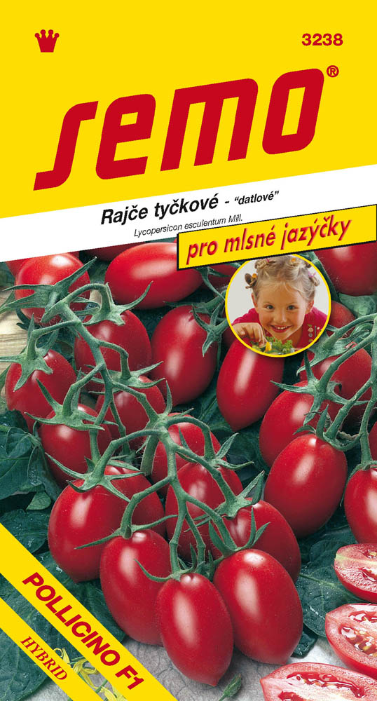 Osivo zeleniny - Rajče tyčkové Pollicino F1 JAZÝČKY