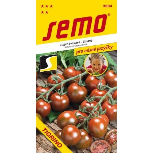 Osivo zeleniny - Rajče tyčkové Tigrino JAZÝČKY
