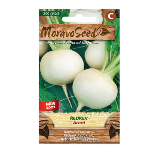 Osivo zeleniny - Ředkev bílá ACORD kulatá (MS)