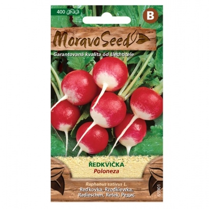 Osivo zeleniny - Ředkvička červenobílá POLONEZA (MS)