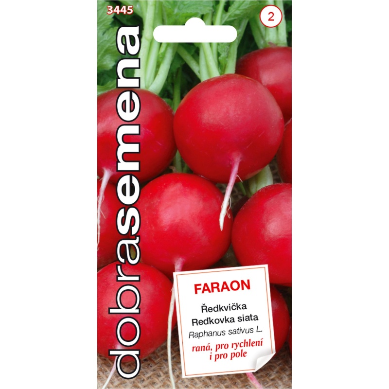 Osivo zeleniny - Ředkvička FARAON (DS)