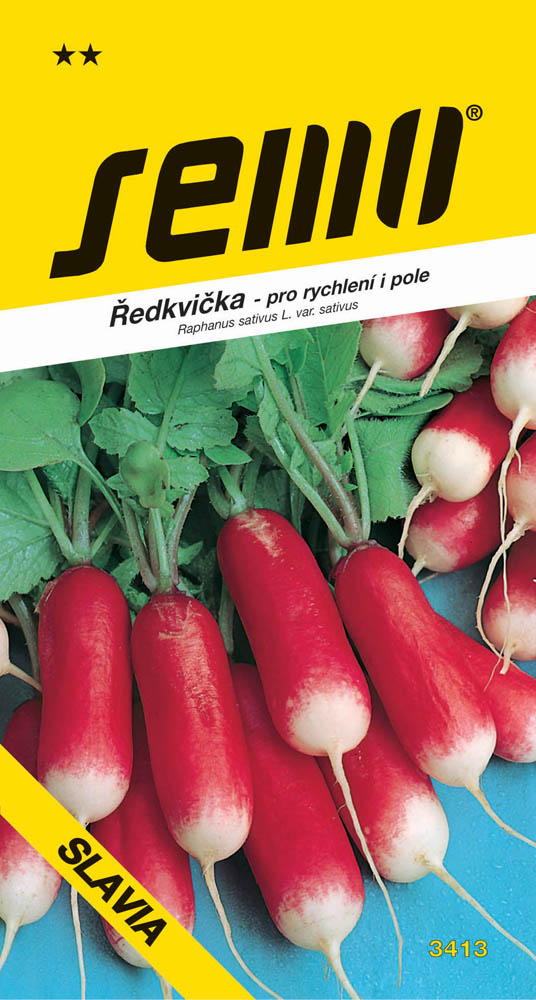 Osivo zeleniny - Ředkvička Slávia rychlení i pole dlouhá