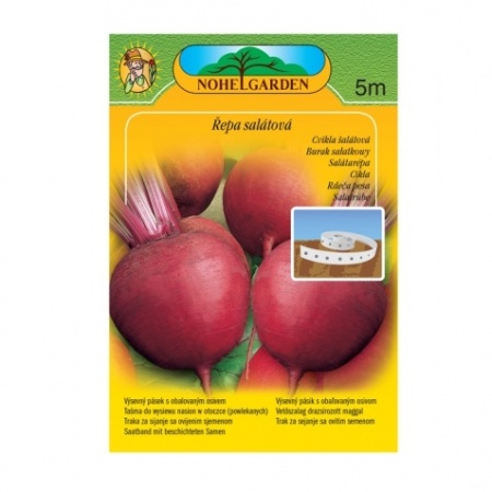 Výsevní pásky - Řepa červená kulatá výsevný pásek 5m
