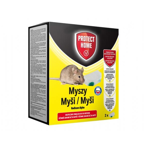 Zahradní chemie - Rodicum Alpha návnadový box 2x5g PROTECT HOME