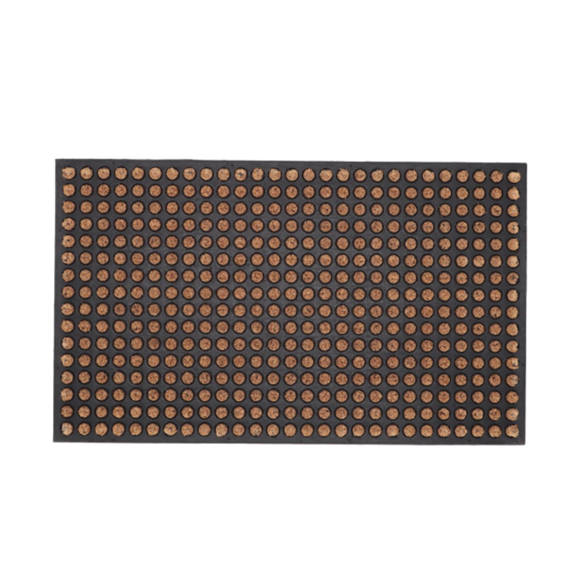 Rohožky před dveře - Rohožka DOTS z kokosového vlákna a gumy 76x46cm