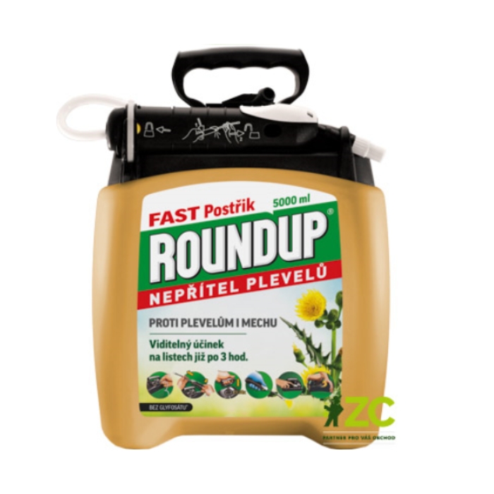 Zahradní chemie - Roundup FAST 5l rozprašovač