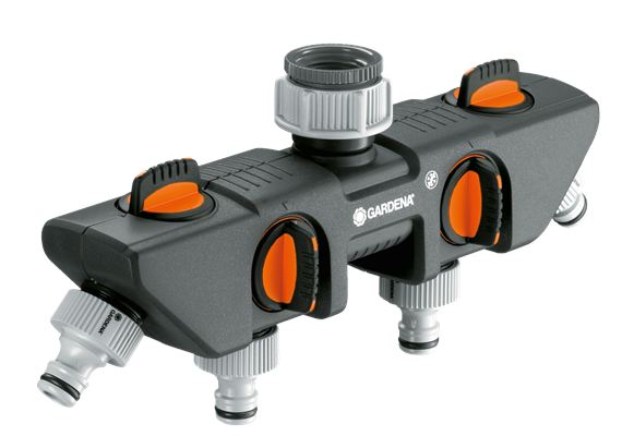 Zálivka a hadice - Rozdělovač 4-cestný GARDENA