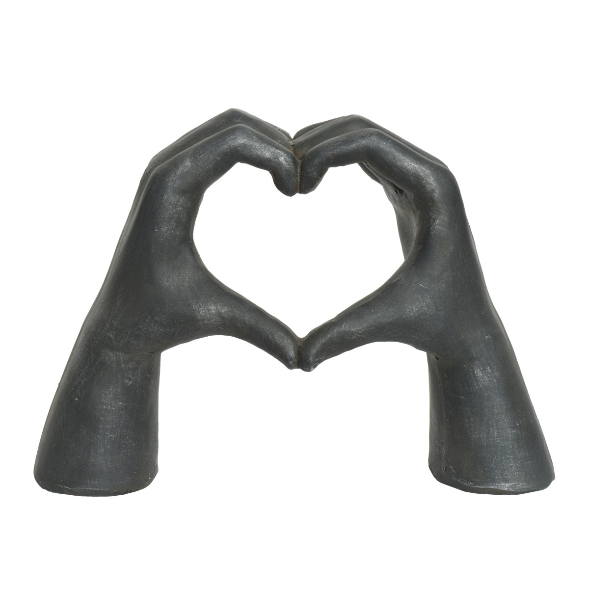 Keramické dekorace - Ruce znázorňující srdce z polymagnesia 33cm