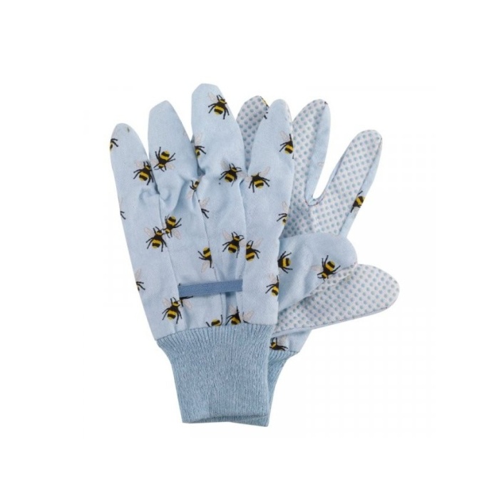 Zahradnické rukavice - Rukavice dámské bavlněné VČELY vel.M