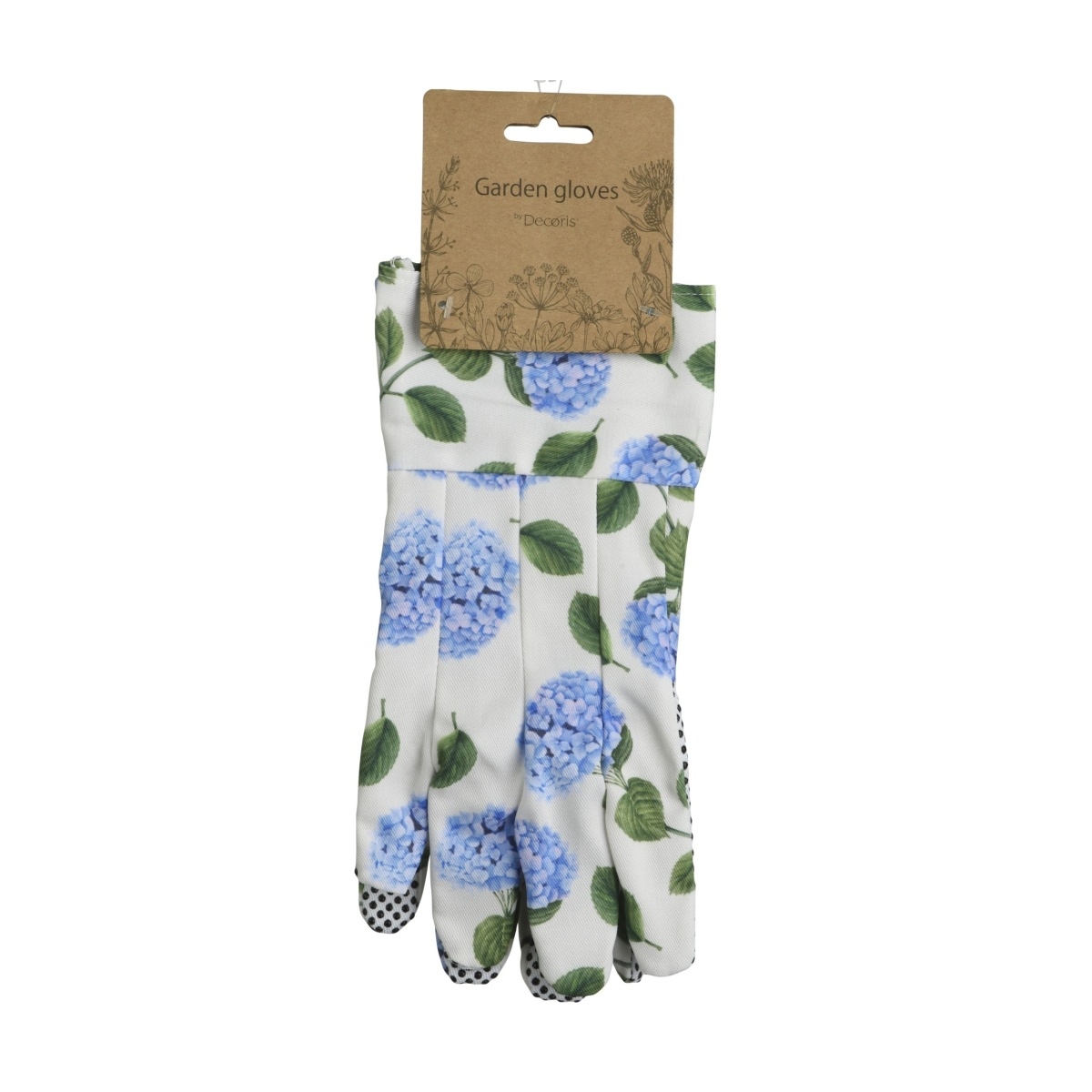 Zahradnické rukavice - Rukavice dámské polyesterové s hortenziemi