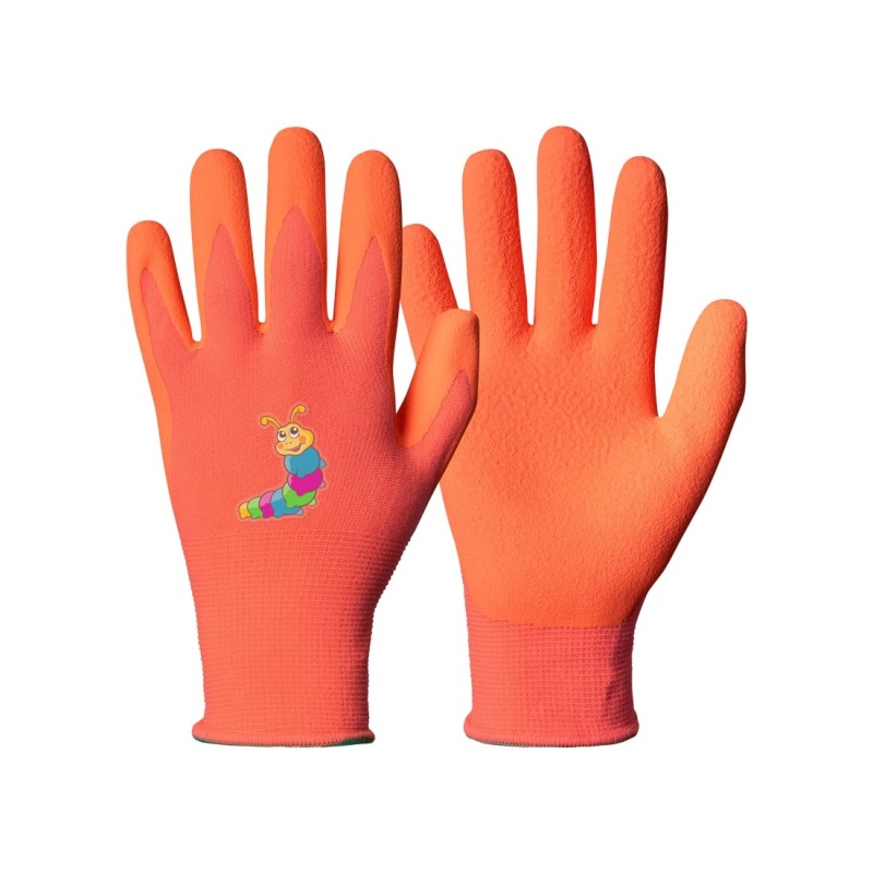 Zahradnické rukavice - Rukavice dětské s housenkou vel.M