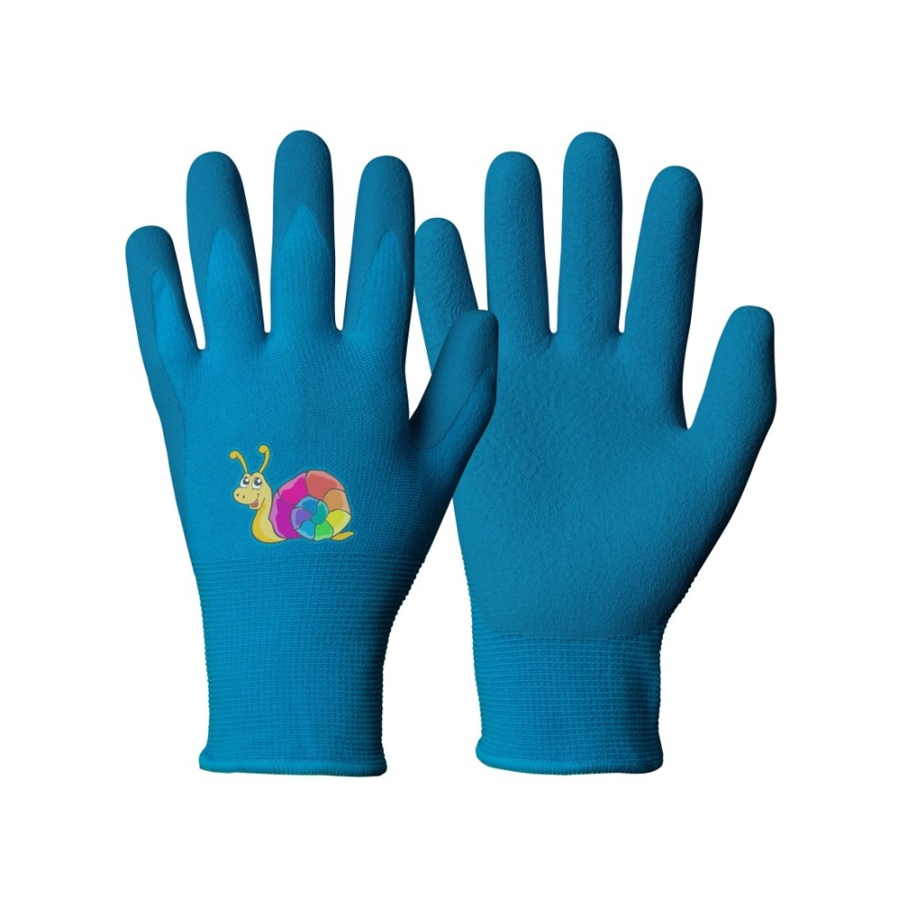 Dětské zboží - Rukavice dětské se šnekem modré vel.M