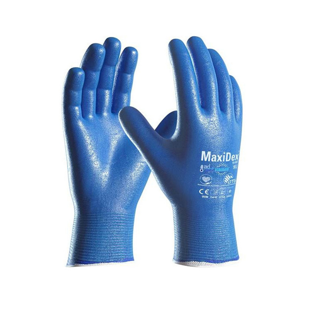 Zahradnické rukavice - Rukavice MAXIDEX® 19-007 celomáčené vel.9