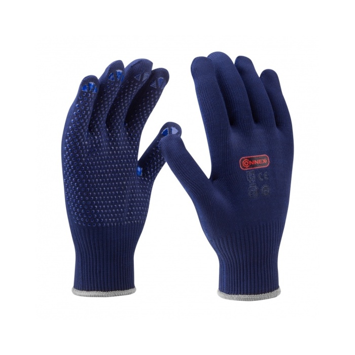 Zahradnické rukavice - Rukavice pracovní protiskluzové jemné modré vel.9