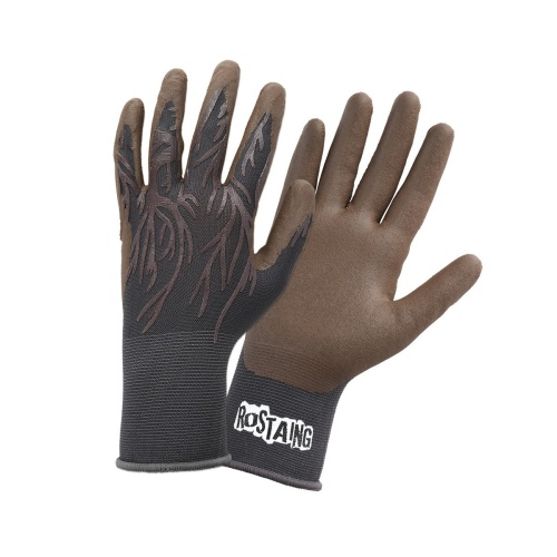 Zahradnické rukavice - Rukavice ROOTS máčené hnědo-černá vel.9