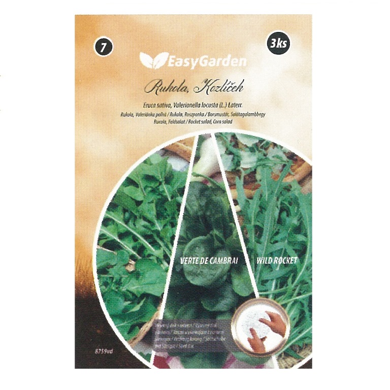 Výsevní pásky - Rukola, kozlíček výsevní disk