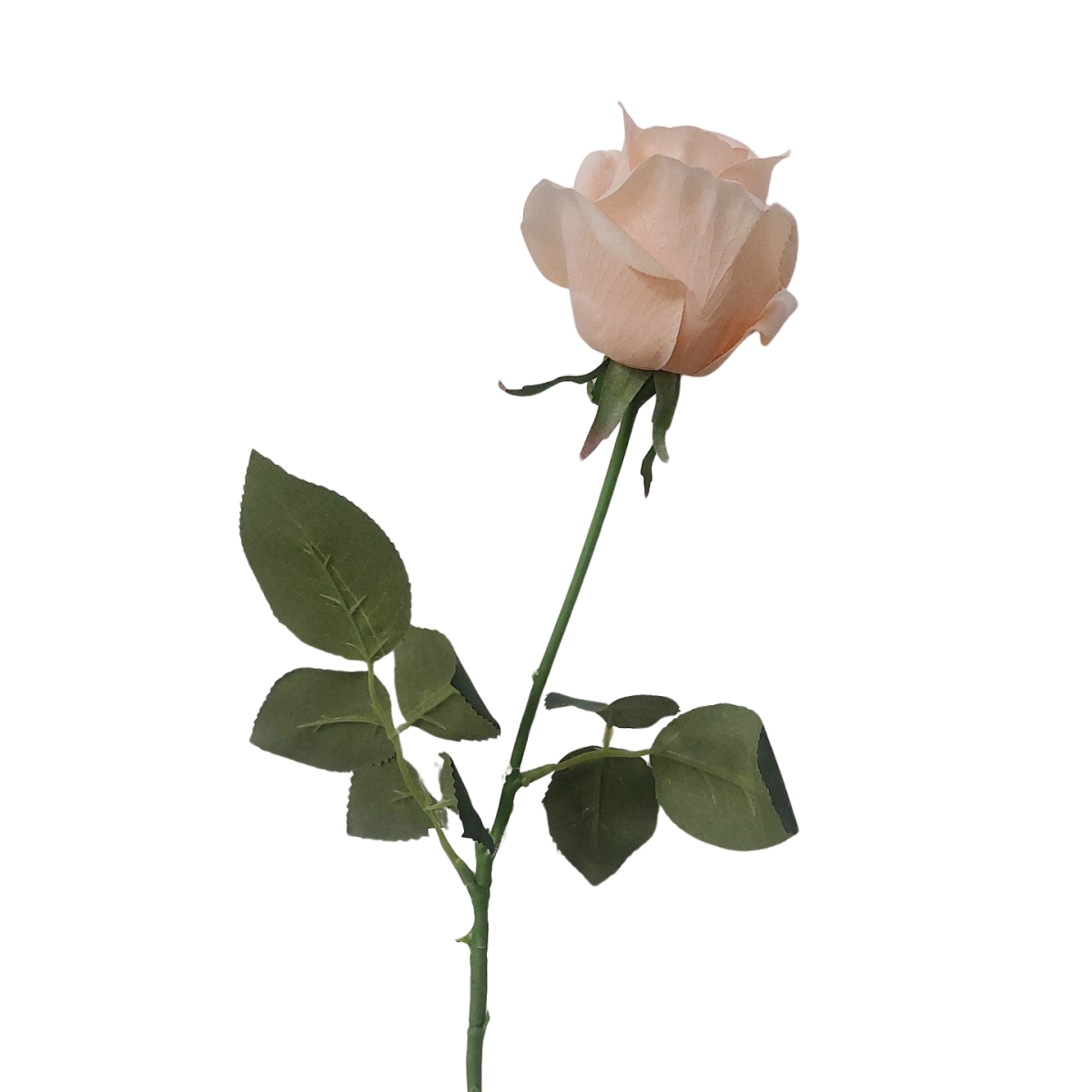 Letní umělé květiny - Růže umělá růžová 65cm